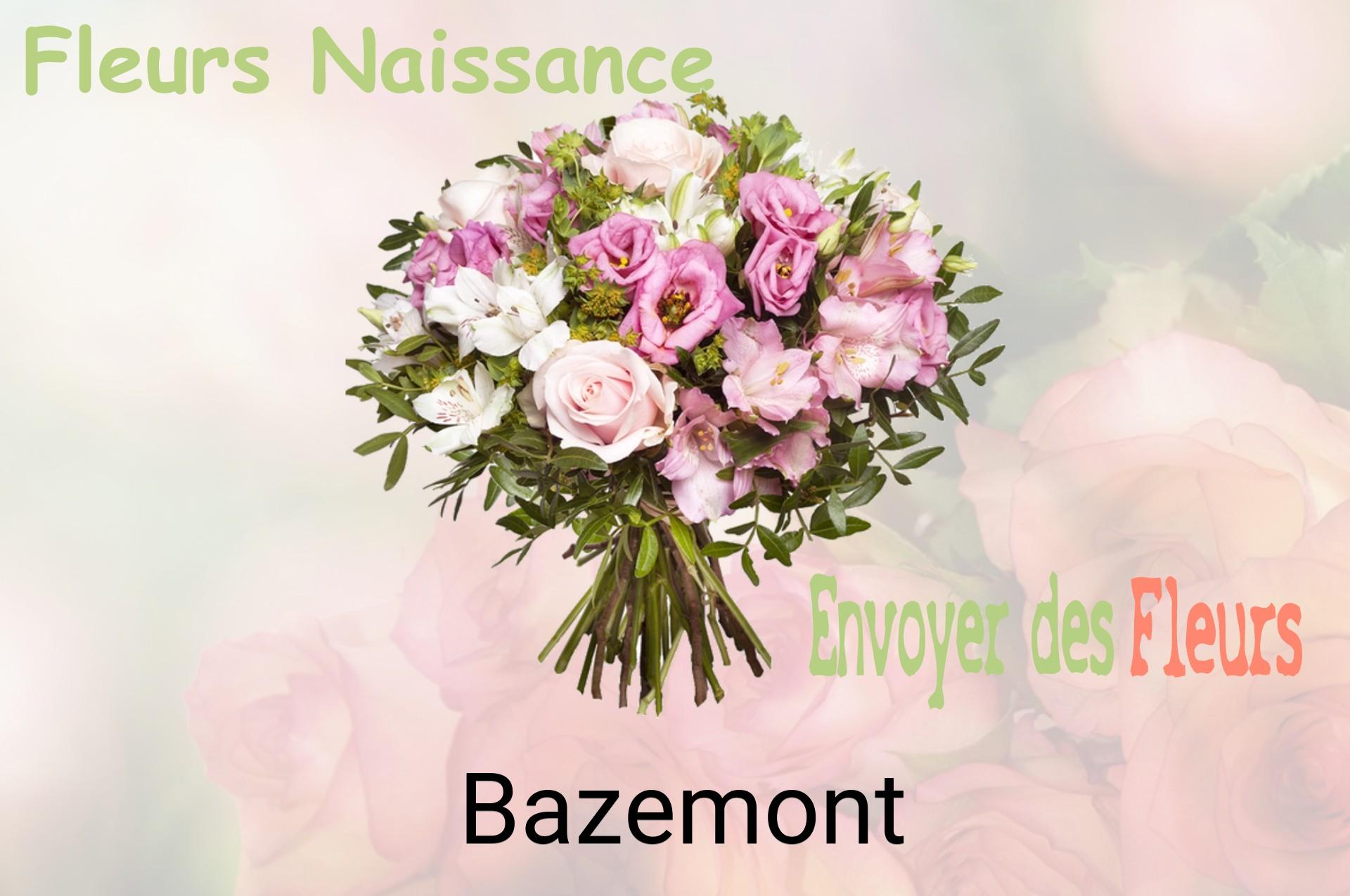 Bouquet de fleurs de naissance livré à Bazemont
