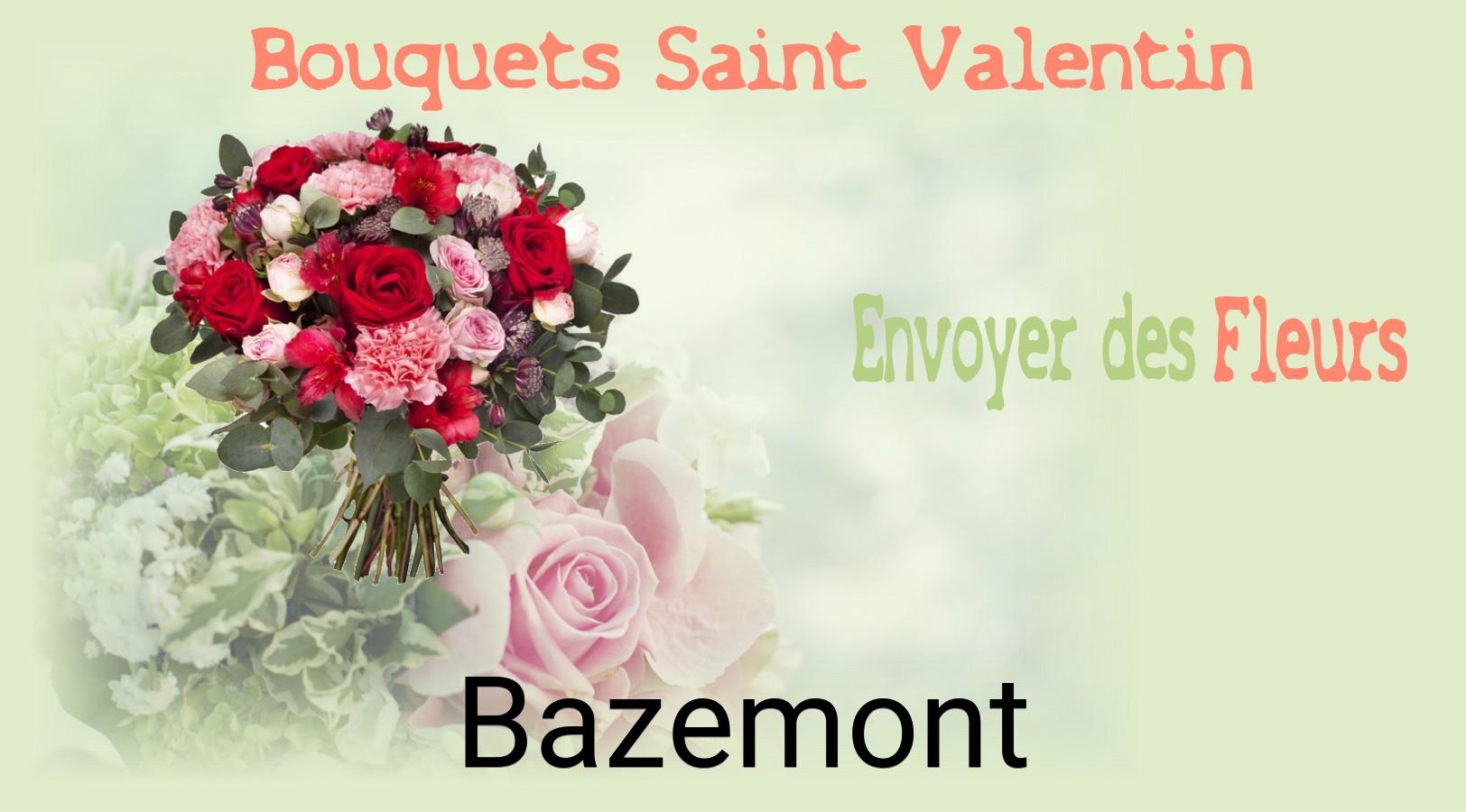 Roses de Saint-Valentin livrées à Bazemont